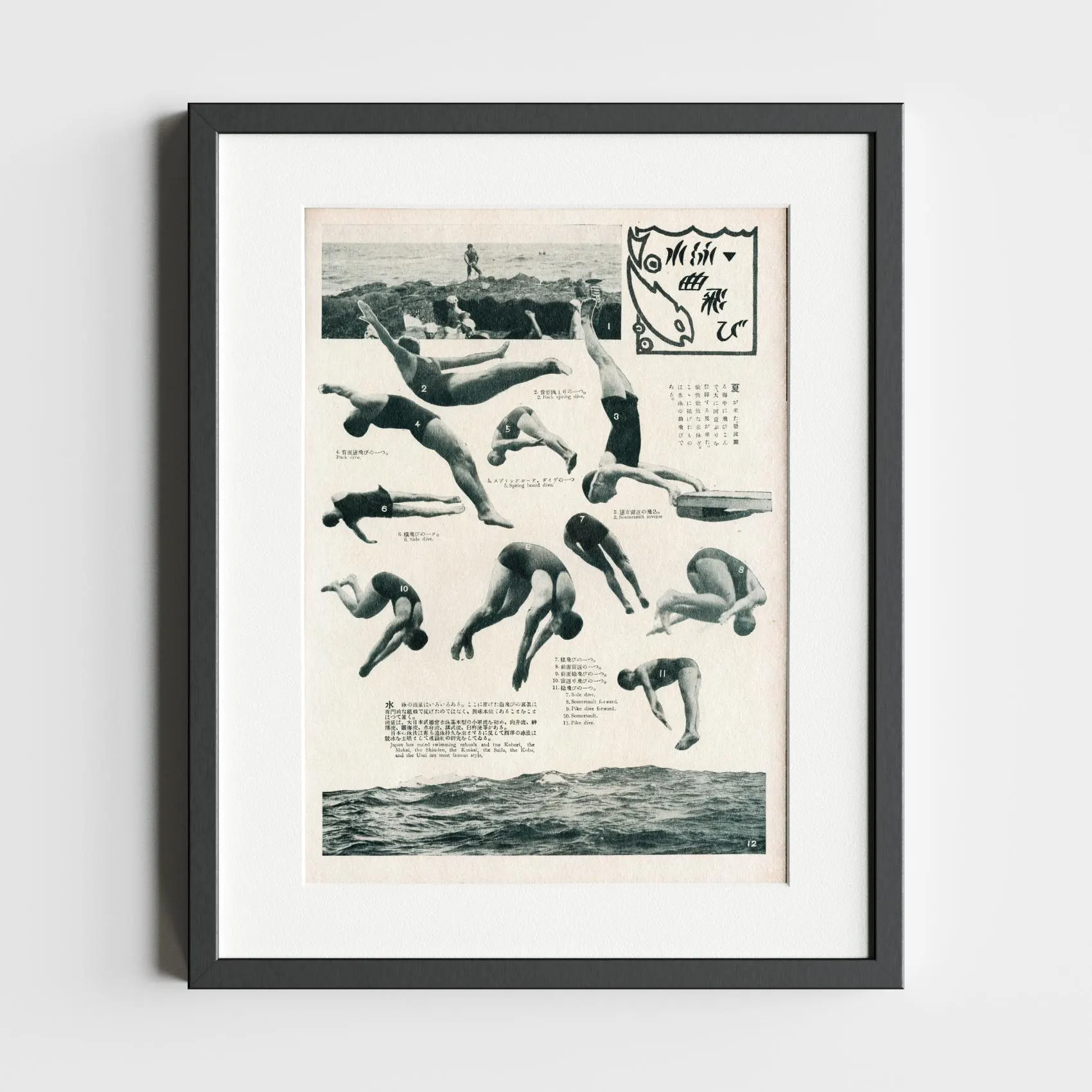 Summer Diving Styles 1920s